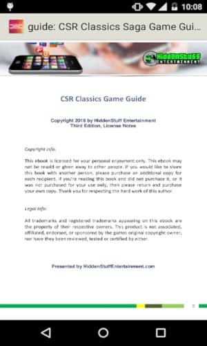 guide for CSR CLASSIC GAME