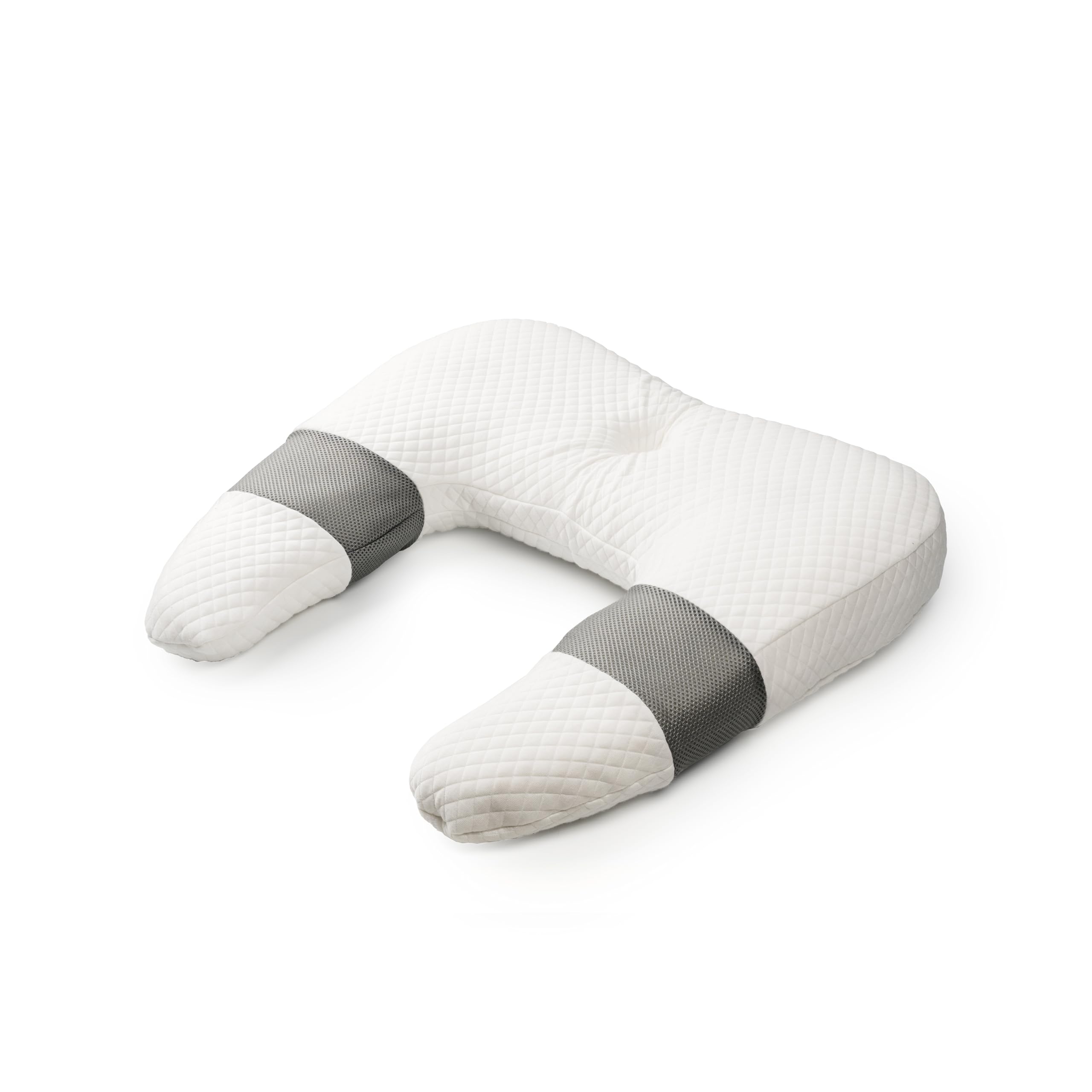 InnovaGoods® Almohada viscoelastica, Almohada ergonómica de Postura Lateral U, Disminuye la presión, Mejor Descanso en la Postura Correcta. Almohada Alivio, Descanso, relajación y Bienestar.