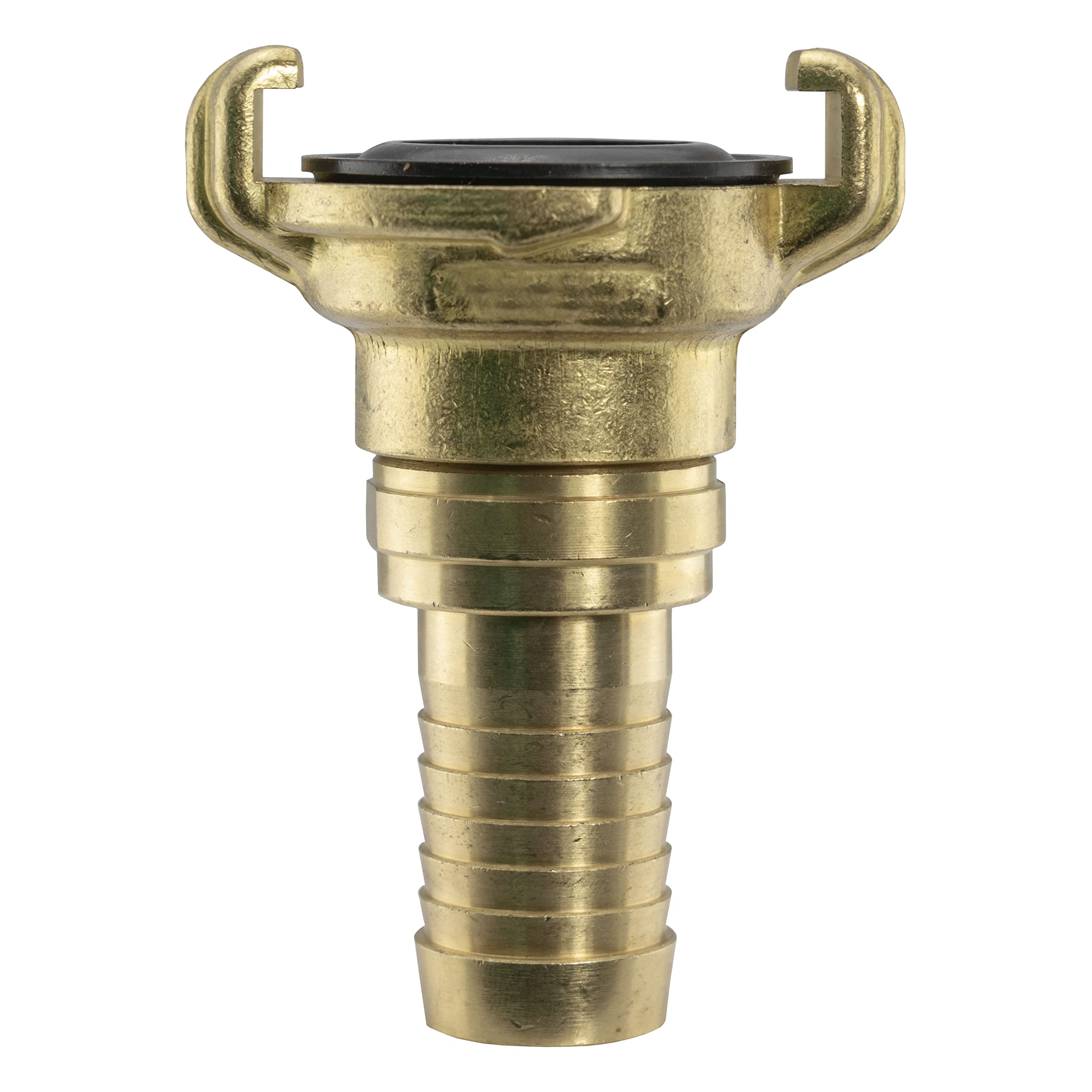 Solid Brass Hose Claw Fittings swivels Without Turning The Hose,Used by professionall Gardeners,Landscapers and Nursery Workers (3/4" Swivel hosetail)