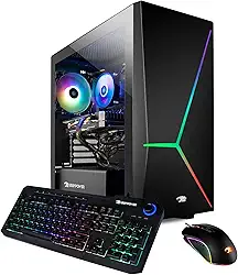iBUYPOWER Computador Desktop Gaming PC 1000iV2 (Intel i7-10700F 2.9GHz, NVIDIA GeForce RTX 2060 6GB, 16GB DDR4 RAM, 480GB SSD, 2TB HDD, WiFi Ready, Windows 10 Home)