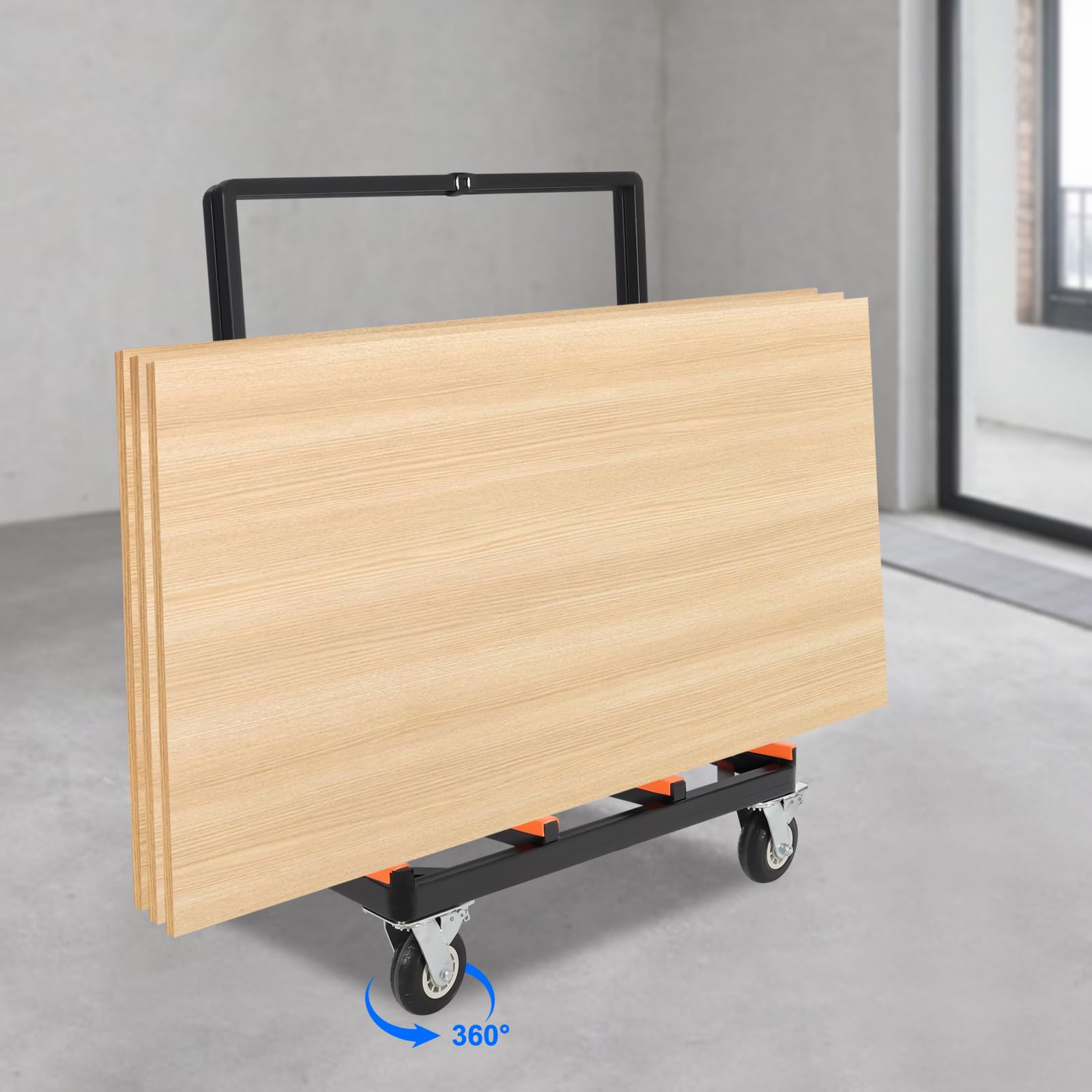 Bacacoo Folding Drywall Cart, w/ 6