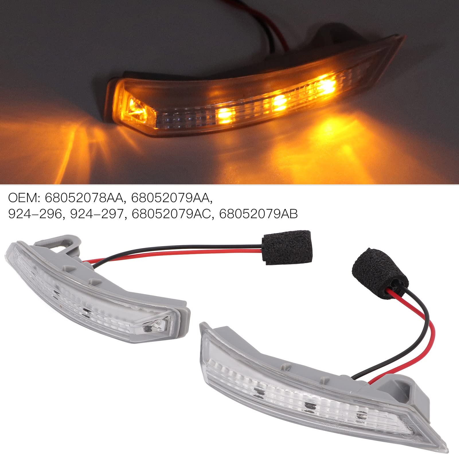 Clignotant De Rétroviseur Latéral, Répéteur Pour Dodge Chrysler