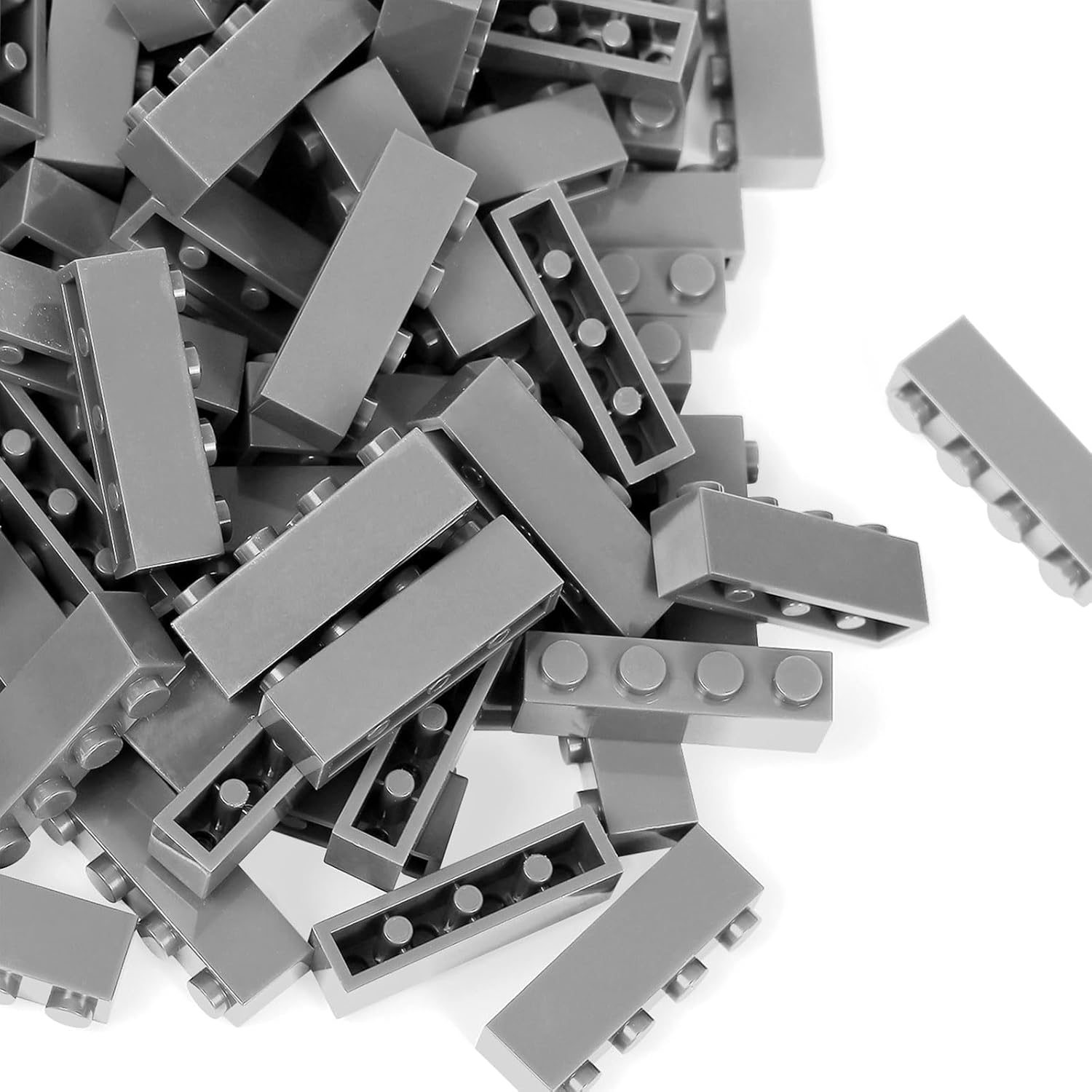 Unirolic Classic Building Bricks Set, 100 Piece 1x4 Basic