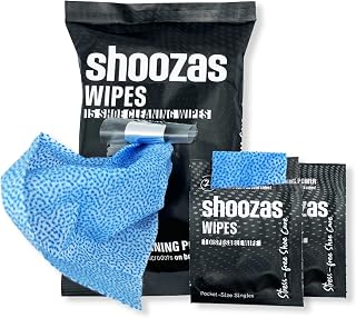 Shoe Cleaner Wipes Bundle - 25 Quick Wipes Remove Dirt, Stains, Scuffs, Safe for your Shoes and Skin