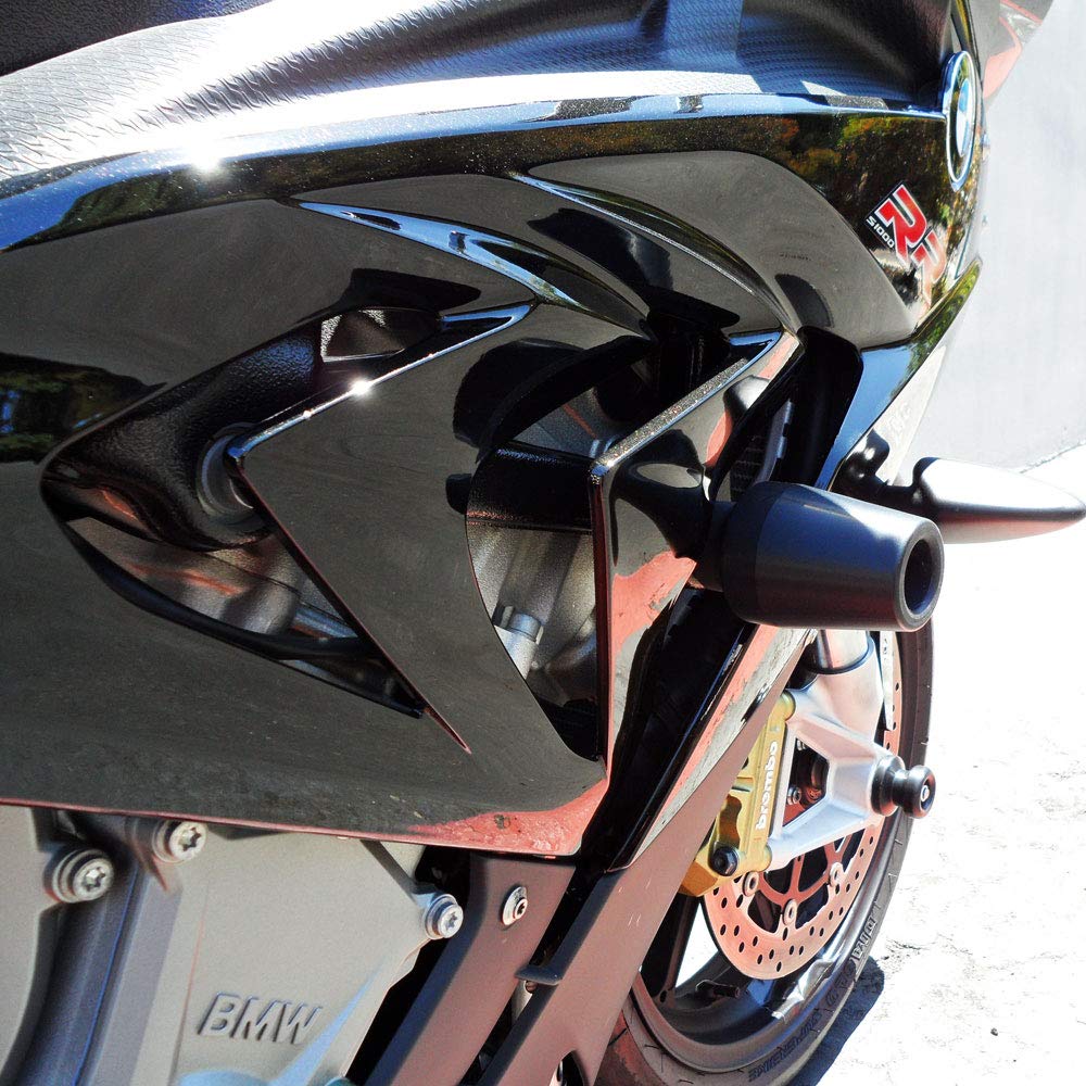 Shogun S1000RR S1000 RR 2015 2016 2017 Black Complete No Cut Frame Slider Kit Includes No Cut Frame Sliders Swing Arm Spools and Bar Ends - 755-7759 - MADE IN THE USA