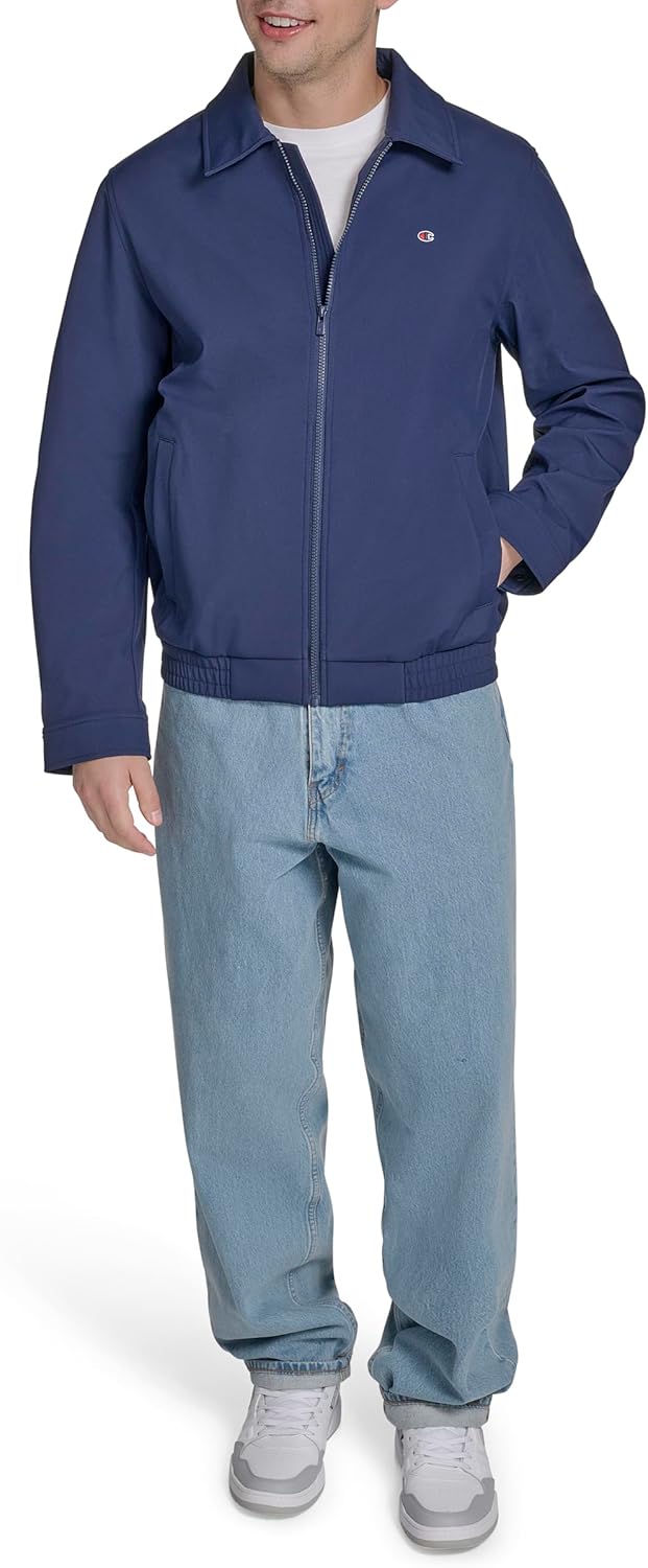 Champion Men's Lightweight Laydown Collar Jacket