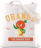 Vista 9 de FOTAP Bolsa de maquillaje de pájaro naranja Carácter de dibujos animados Amante Regalo Pájaro Naranja Est 1971 Bolsa de cremallera Magic Kingd* m