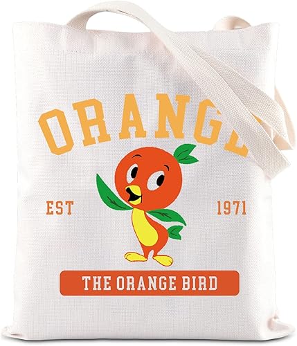 Miniatura 7 de FOTAP Bolsa de maquillaje de pájaro naranja Carácter de dibujos animados Amante Regalo Pájaro Naranja Est 1971 Bolsa de cremallera Magic Kingd* m