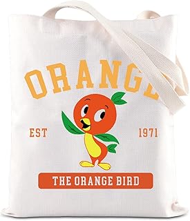 FOTAP Bolsa de maquillaje de pájaro naranja C...