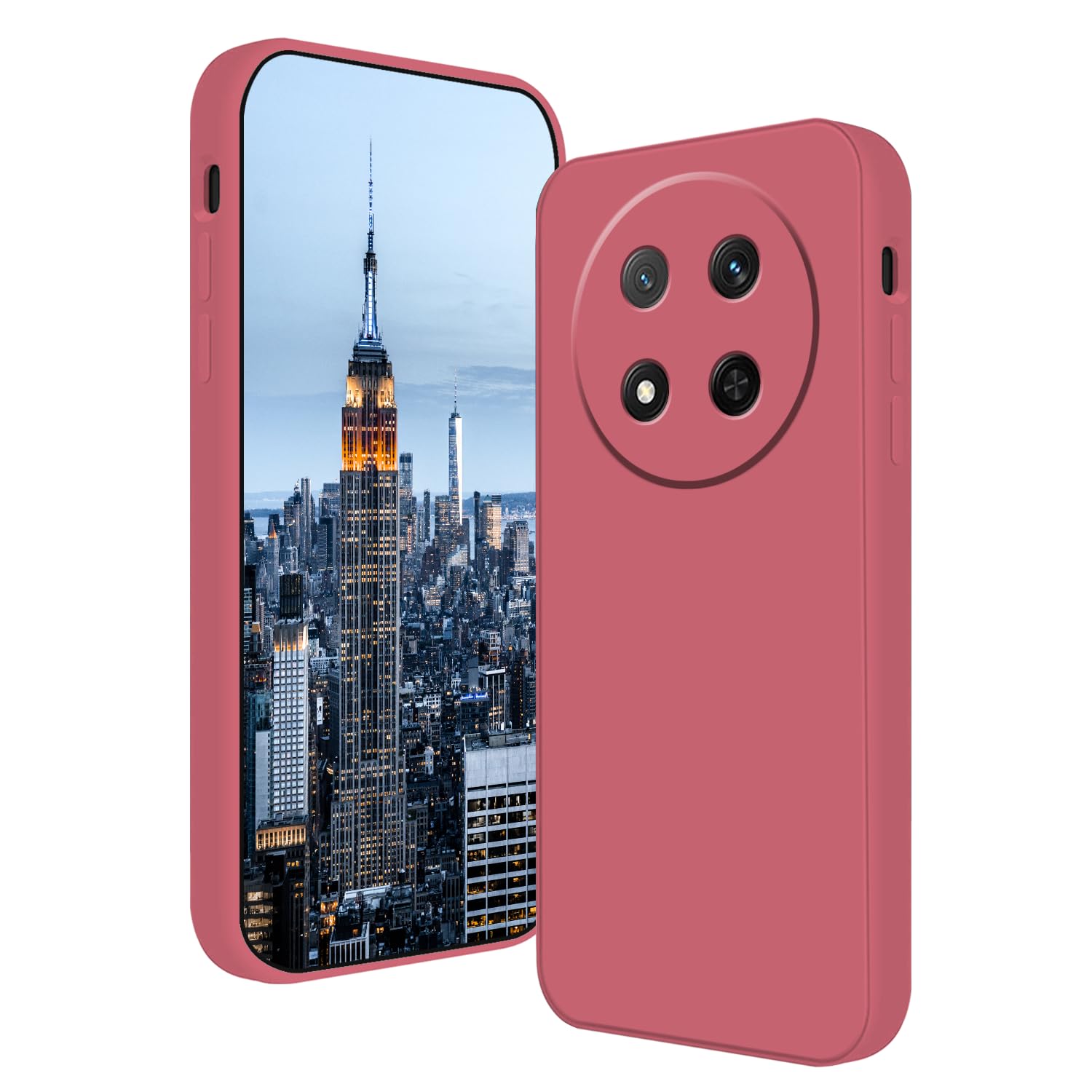 Coque Honor Magic 7 Lite antichoc mince protection rouge - 8