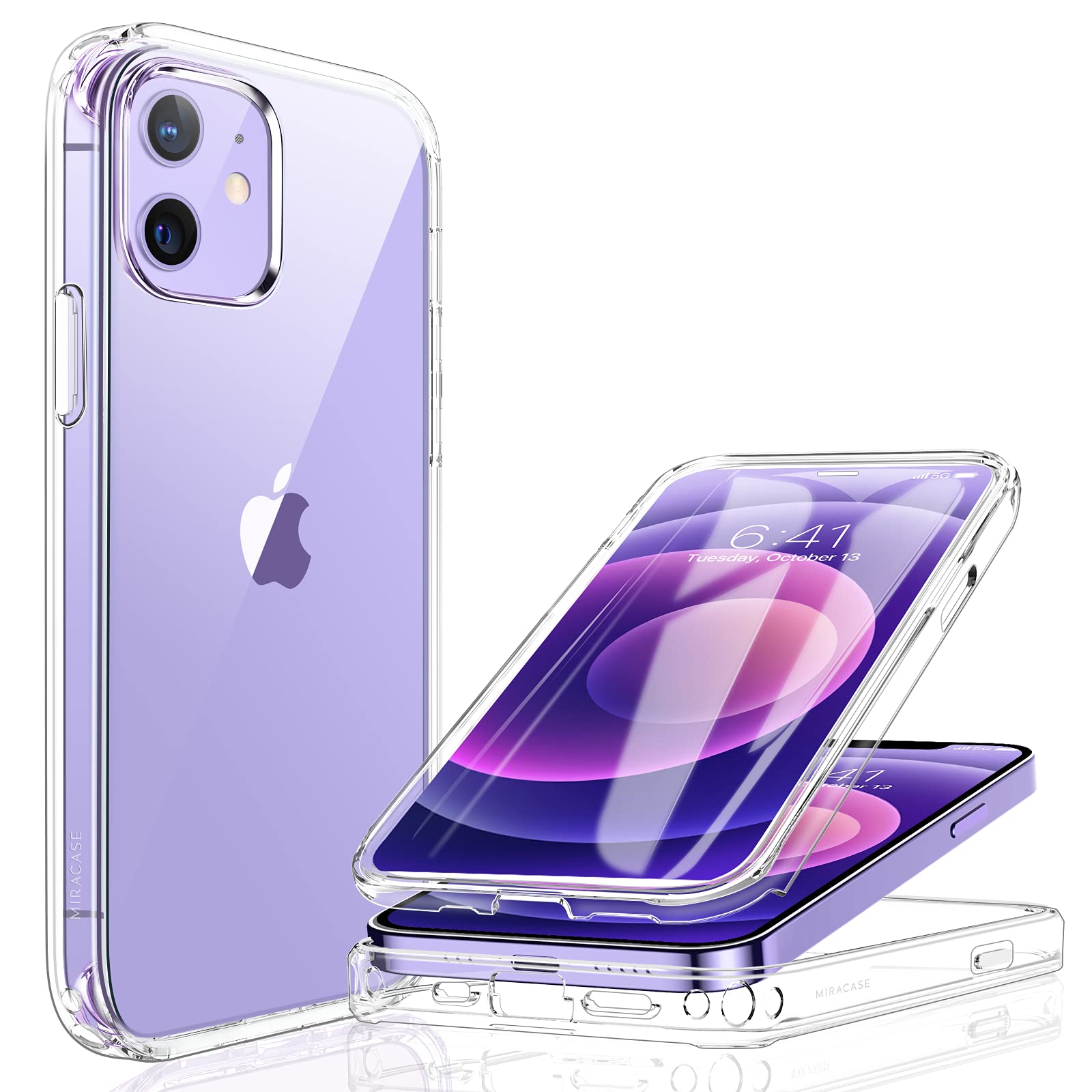 Miracase Magnetic Case for iPhone 17 Case, [Bubble Free] Built-in Glass Screen Protector+ [New Camera Control Button], Full Body Bumper Compatible with MagSafe, Drop Proof 17 Cover,6.3-inch (Black) — view 76