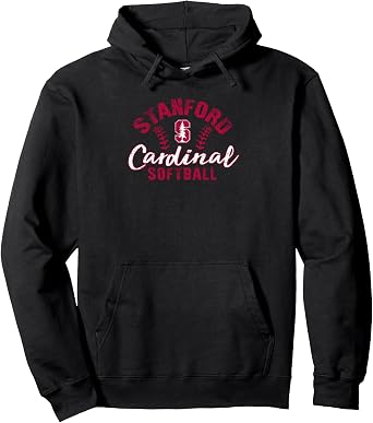 Stanford Cardinal Softball Vintage Officially Licensed Pullover Hoodie