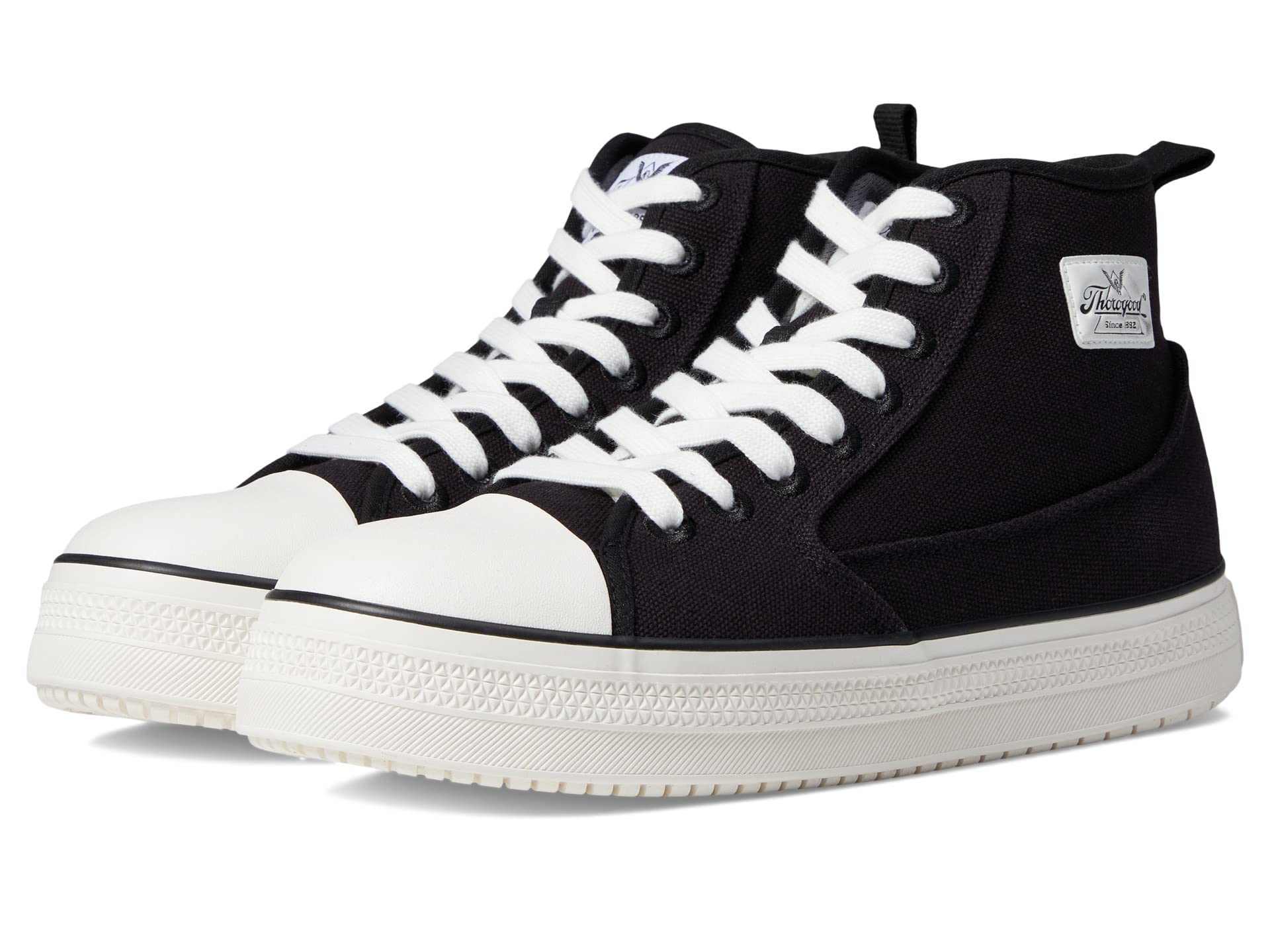 Thorogood Mid-Height Warehouse Won Work Shoes for Men with Composite Safety Toe and Slip-Resistant Outsole