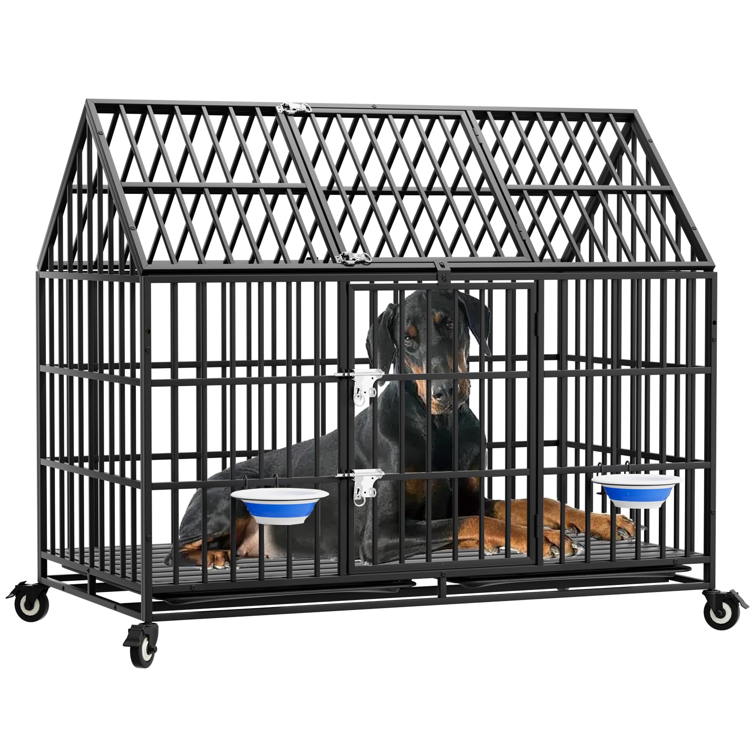 Ufyerutg 54 Indestructible Heavy Duty Dog Crate