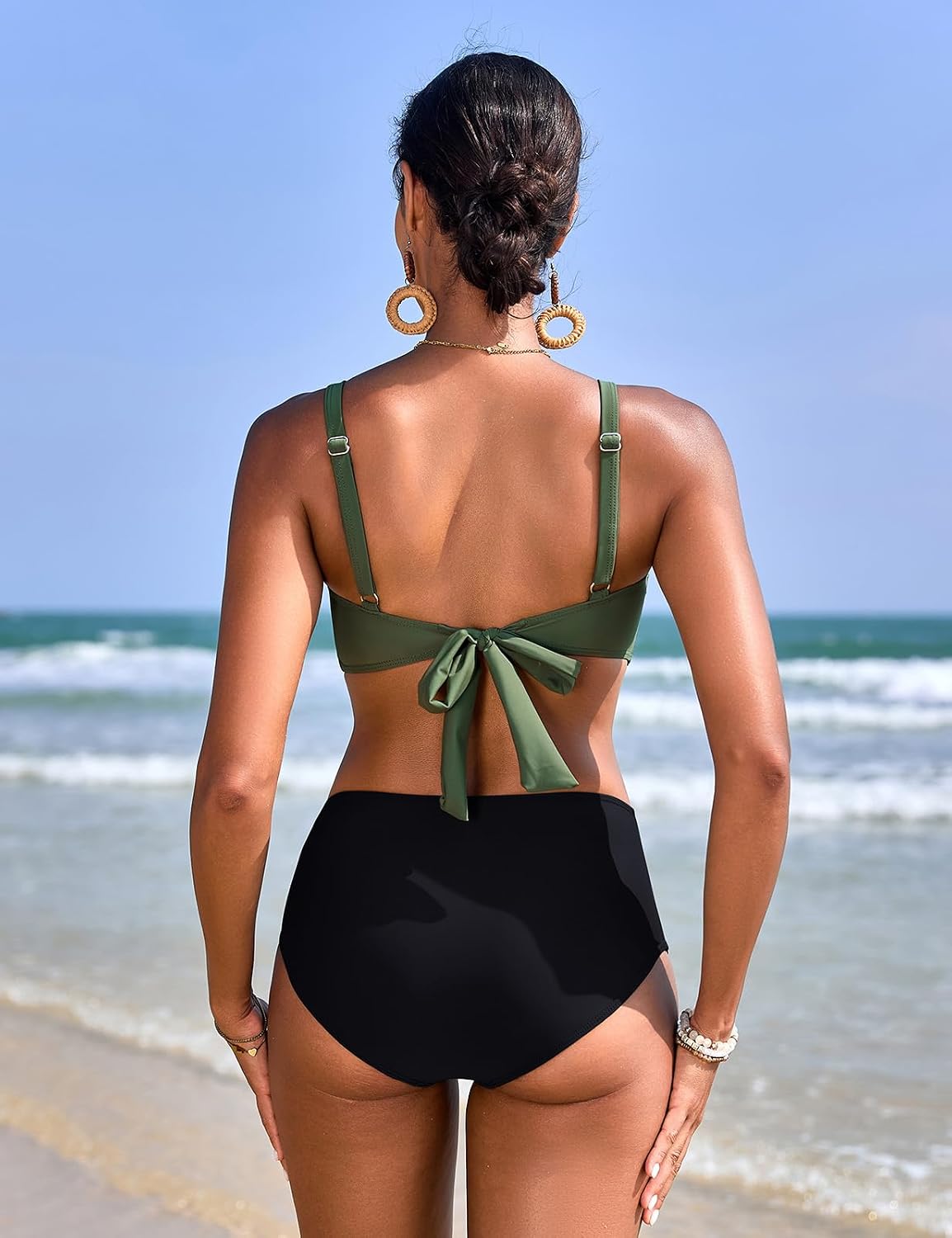 Army Green + Black