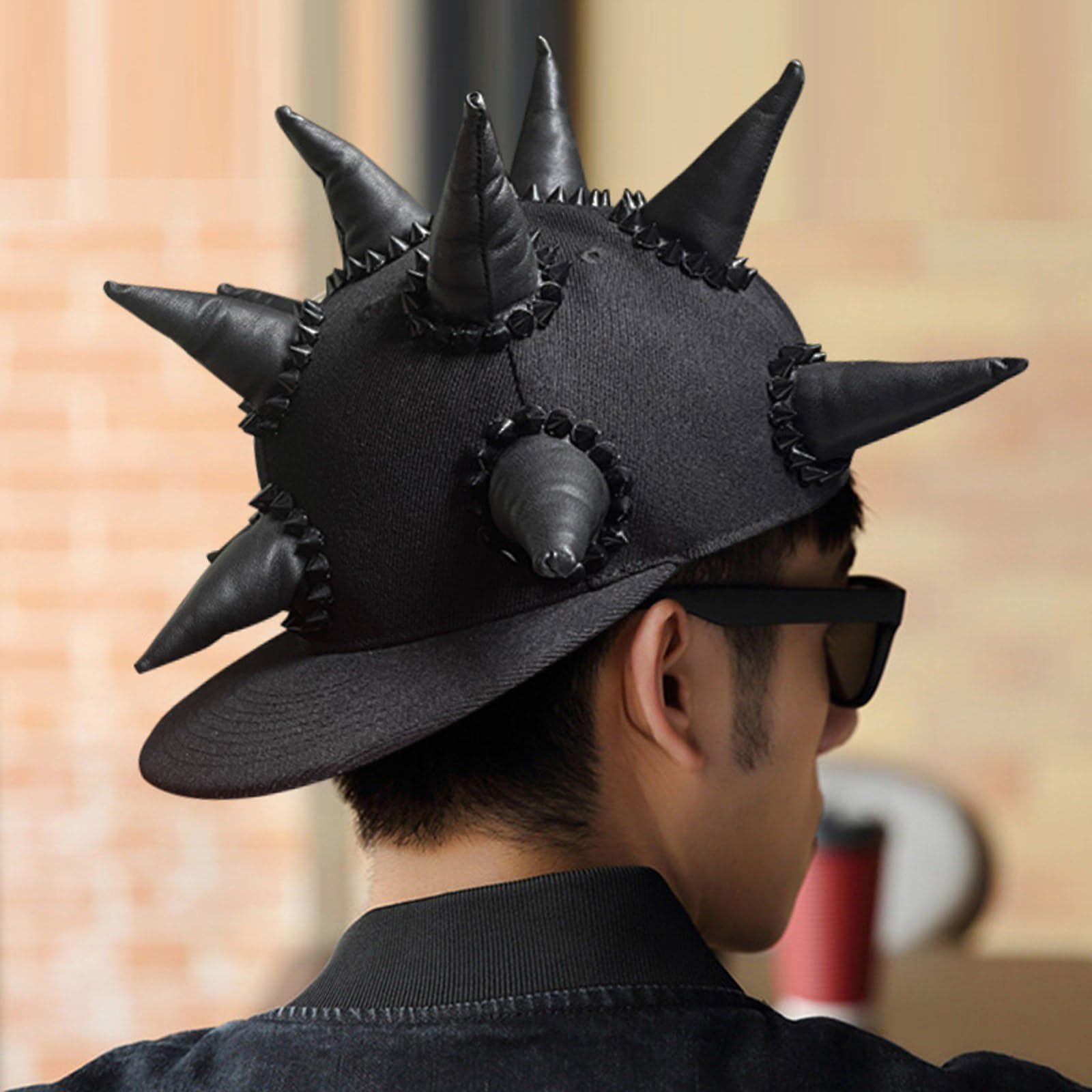 Cappello da baseball regolabile per donne e uomini a tesa lunga Spikes cappello Street Dance Hiphop Caps popolare cappello da sole per attività all'aperto