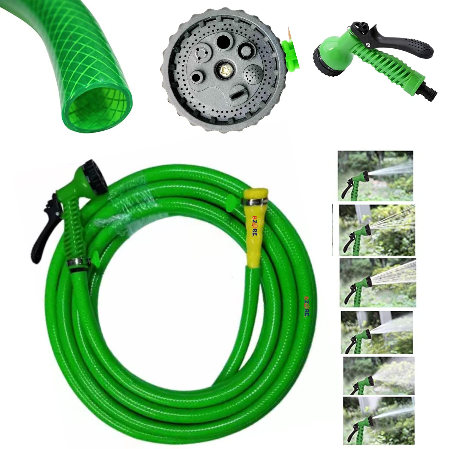 30Feet (9.2Meter) Braided Hose with Multi flow water spary gun for Gardening, washing, Cleaning, Car Bike wash and other Watering Work (B0C2Z8FSRP) Amazon Price History, Amazon Price Tracker