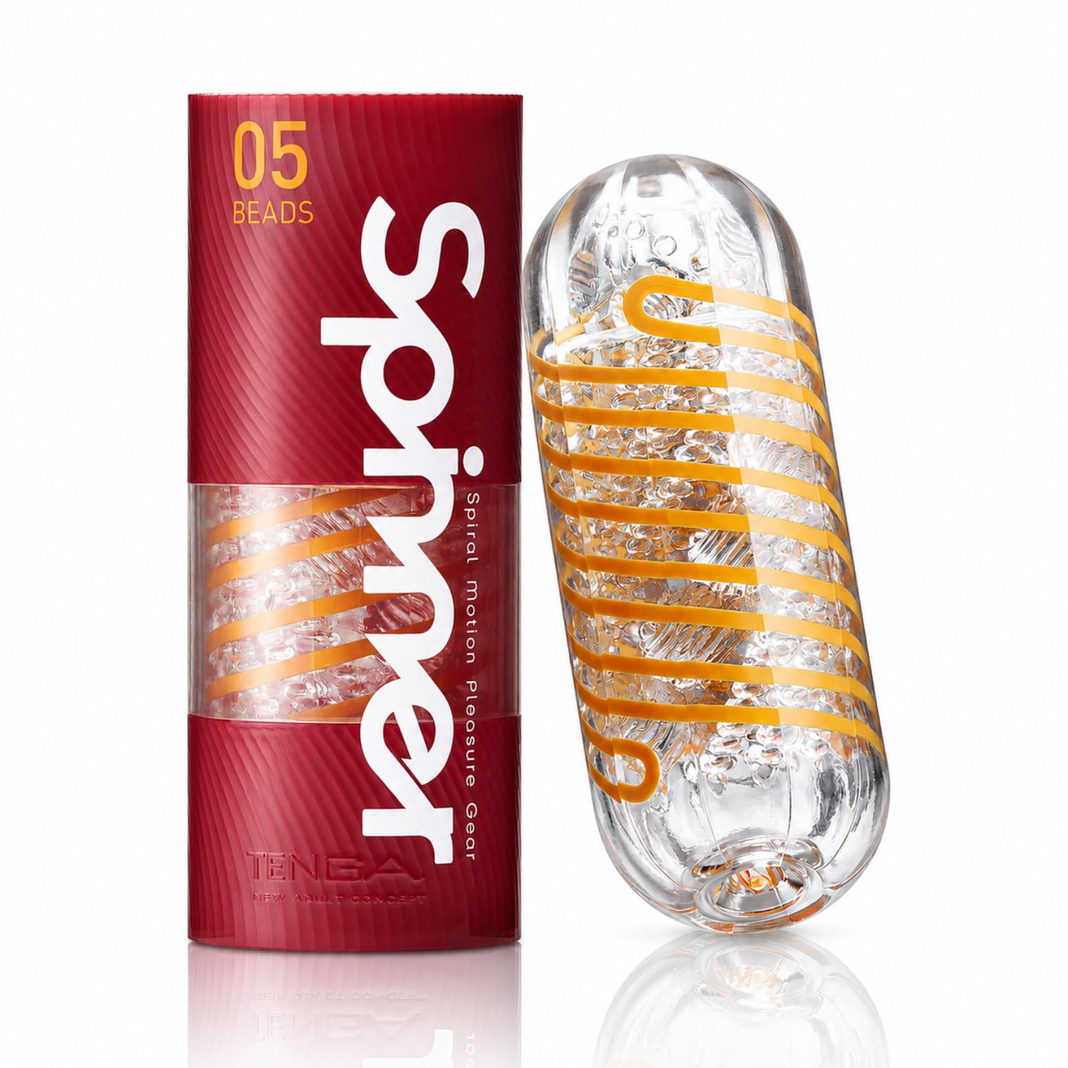 TENGA Spinner-05 |Spiral Motion Adult Sex Toys Masturbator for Men | Reusable TPE Flesh Pocket Device, Made in Japan