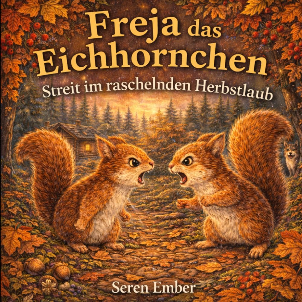 Freja das Eichhörnchen: Streit im raschelnden Herbstlaub