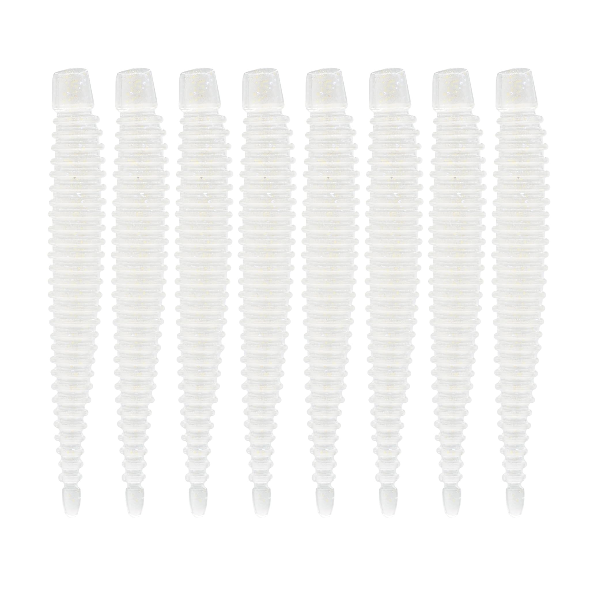 6th Sense – Boosa Ned 3.3 – Finesse Ned Worm – Bass Fishing – Ribbed Body Shimmy Tail – Divine Ned Jig Heads - Made in The USA