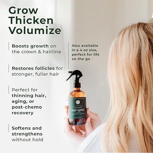 Miniatura 6 de Rowe Casa Organics Spray Natural Restaurador para el Cabello con Avellana y Aceites Esenciales Terapéuticos, Volumizador para el Cabello Hecho a