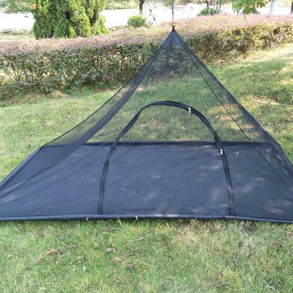 Zanzariera per campeggio, portatile, rete per insetti, compatta, per viaggi, patio e esterni, protezione da zanzare e insetti
