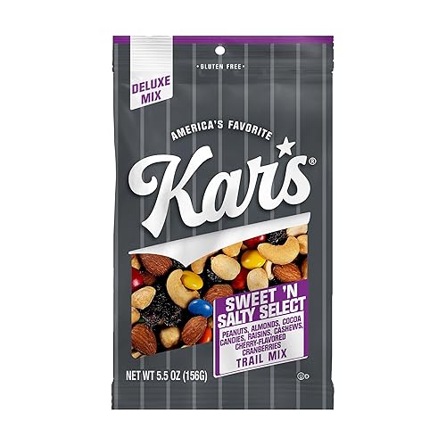 Miniatura 15 de Kar's Nuts Original Sweet 'N Salty Trail Mix, paquetes individuales, paquete a granel de 72, aperitivos sin gluten, 144 onzas
