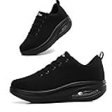 Sneakers for Women Comfortable | Shoes for Women Traveling | 2 Inch Air Cushion Rocker Bottom