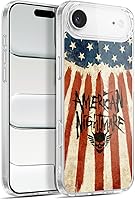 Vista 62 de Head Case Designs Funda de gel suave con licencia oficial de la WWE American Nightmare Flag Cody Rhodes Graphics compatible con Apple iPhone 7