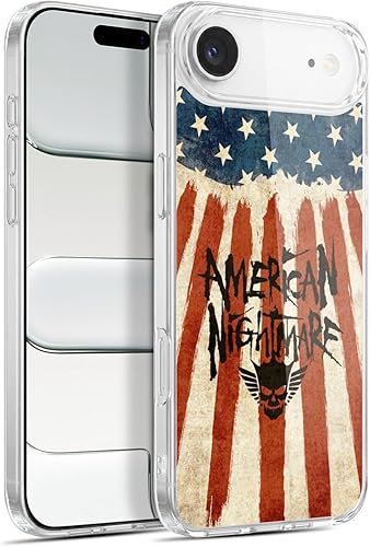 Miniatura 62 de Head Case Designs Funda de gel suave con licencia oficial de la WWE American Nightmare Flag Cody Rhodes Graphics compatible con Apple iPhone 7