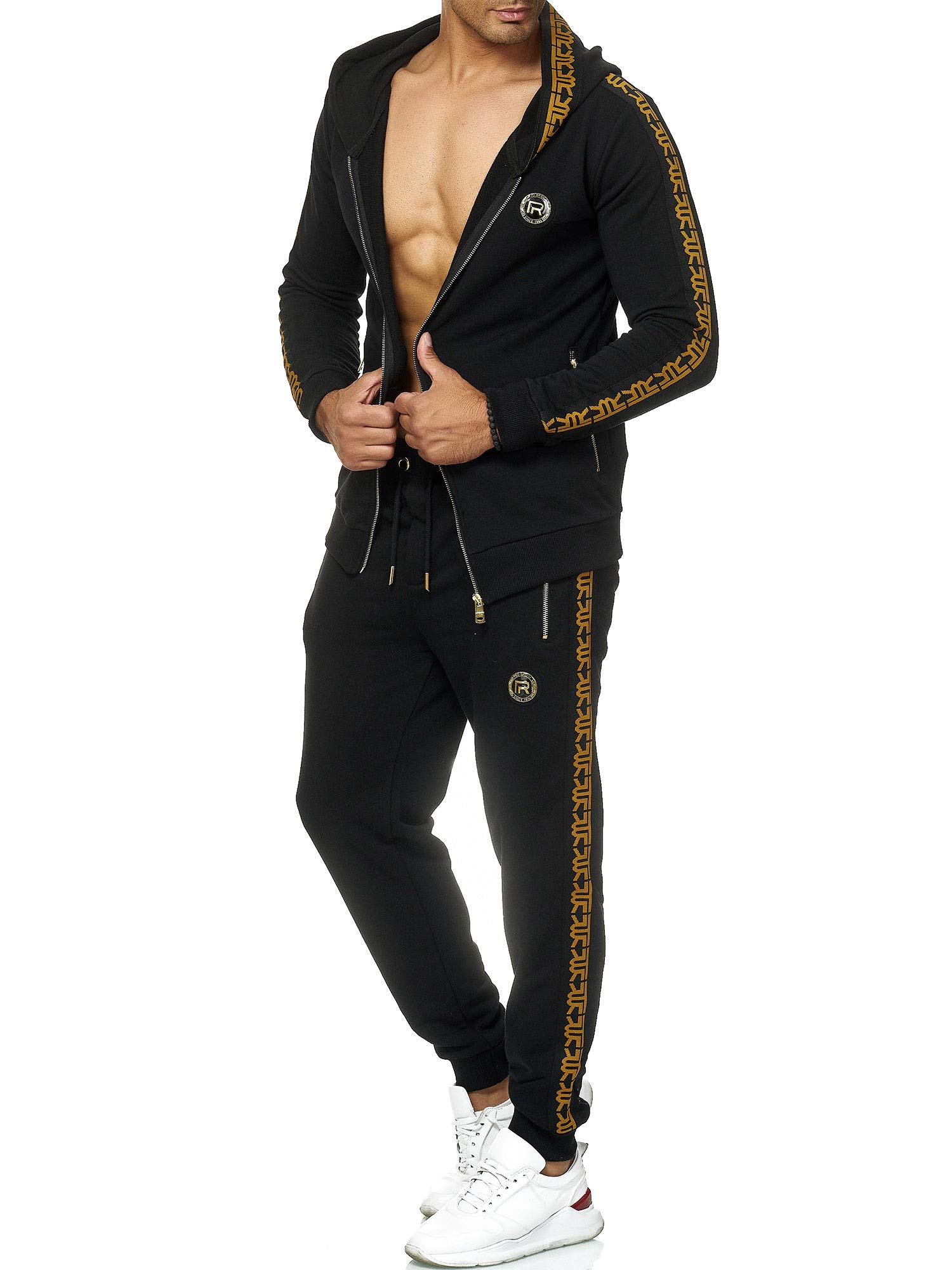 Redbridge Herren Jogginganzug Sweat Suit Set Jacke Hose R-Logo Premium M2157-M4237