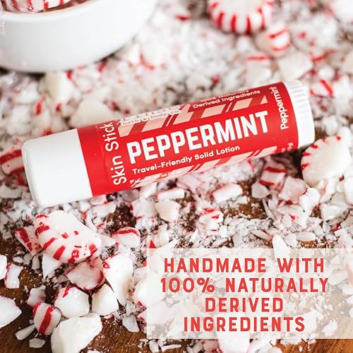 Miniatura 4 de Rinse Bath & Body Barra de loción sólida de menta, barra de loción natural con manteca de karité y cacao  Loción de viaje hidratante sin desorden