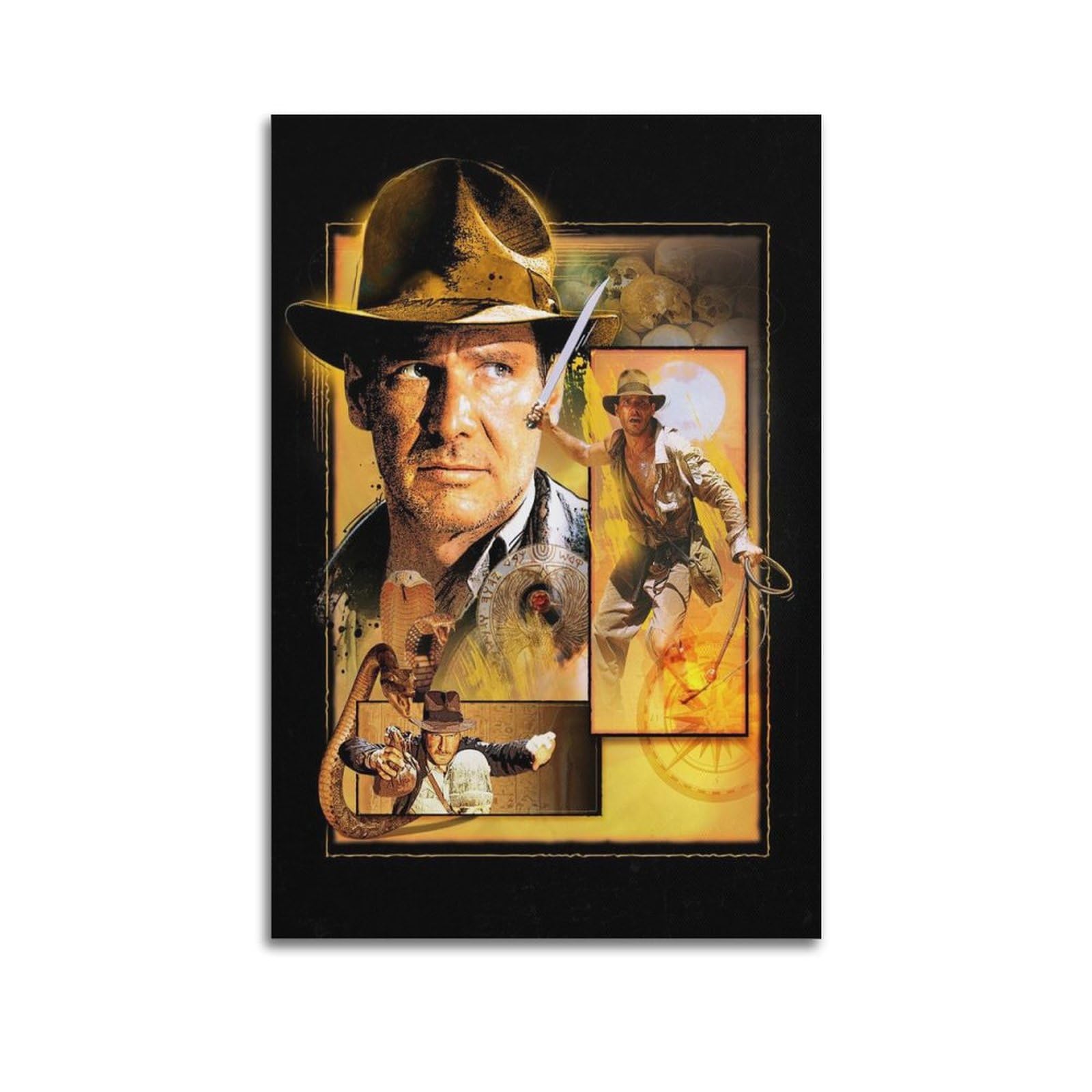 Amazon｜インディ・ジョーンズ インディ ポスター ポスター装飾