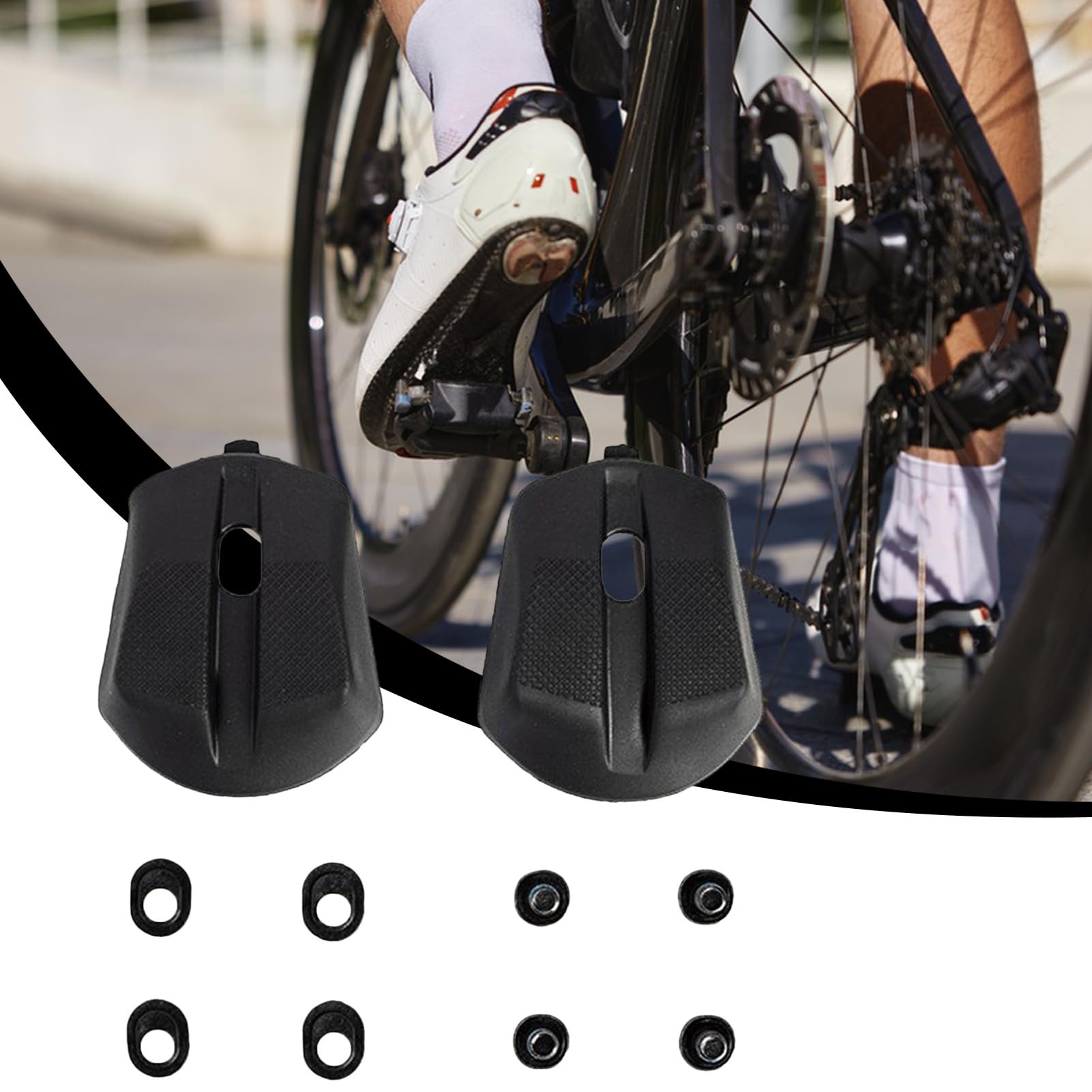 Talonera | Reemplazo Del Talón Para Zapatos De Bicicleta De Carretera,Refuerzo Antideslizante Resistente Para Reparación | Para Entrenamiento Reparación De Paseos En Casa Ciclismo Interior
