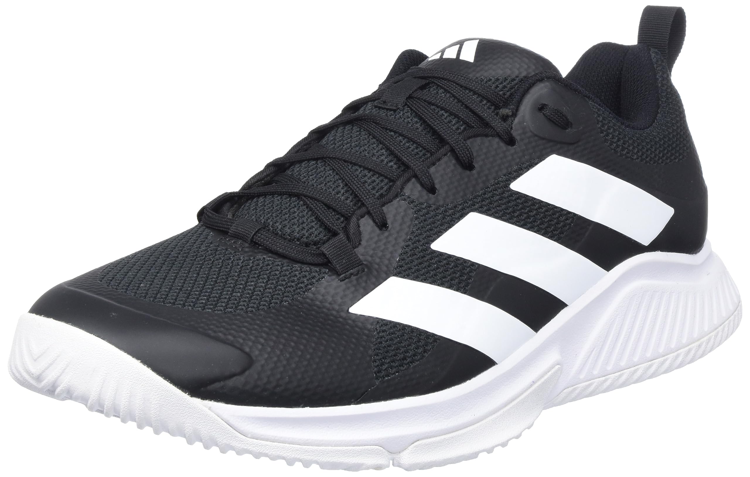 Adidas Women's Core Black / Cloud W Court Team Bounce 2.0 Shoes - Core Black - Size 9.5