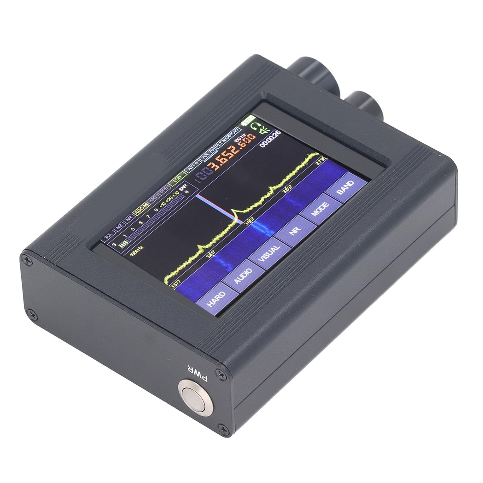 SDR-Empfänger, SDR-Empfänger, Funkempfänger, 3,5-Zoll-LCD-Touchscreen, Software-Definition, Funkempfänger, AM, SSB, NFM, WFM, Voll, Av-Receiver und Verstärker