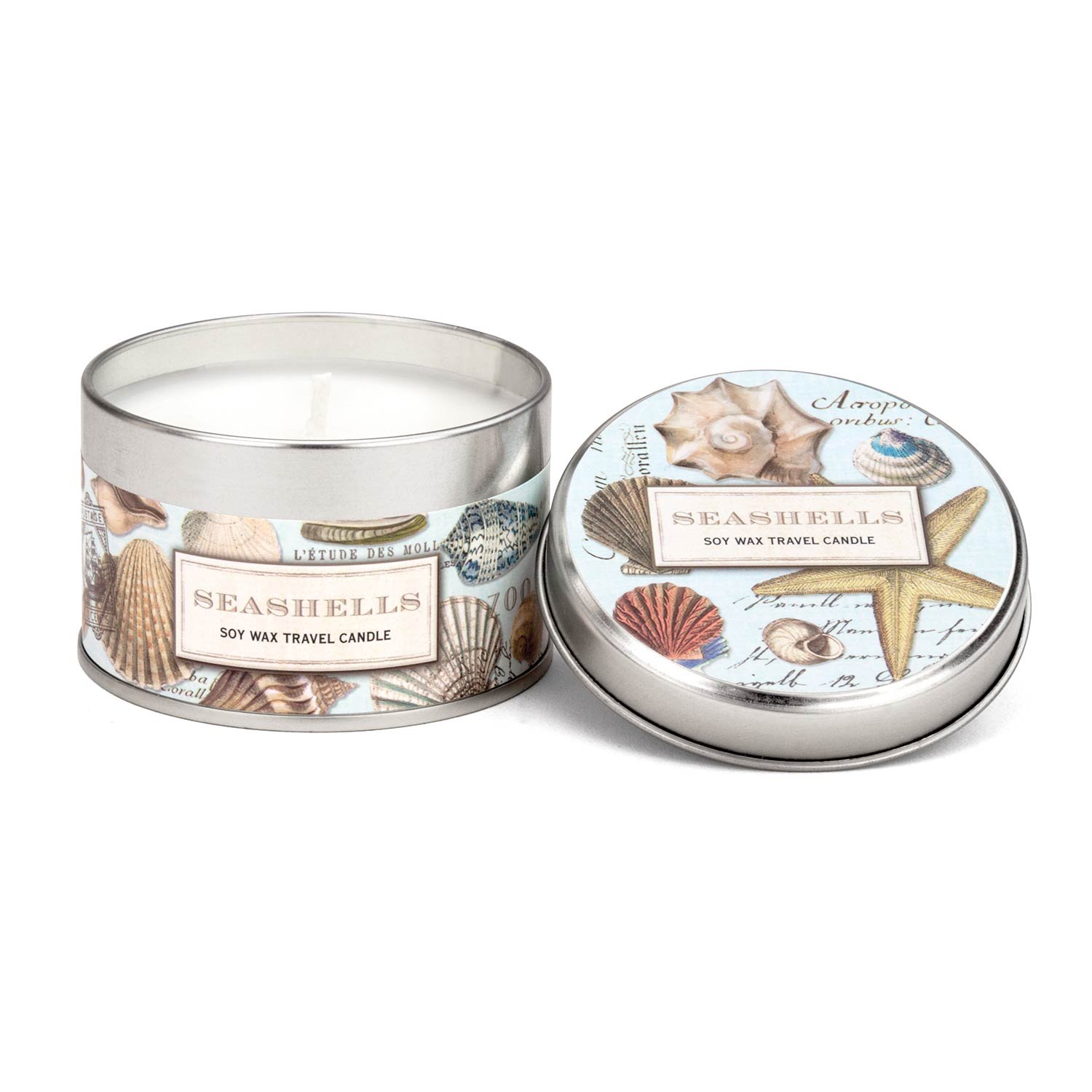 Michel Design Works Sojawachskerze Reisedose - Seashells