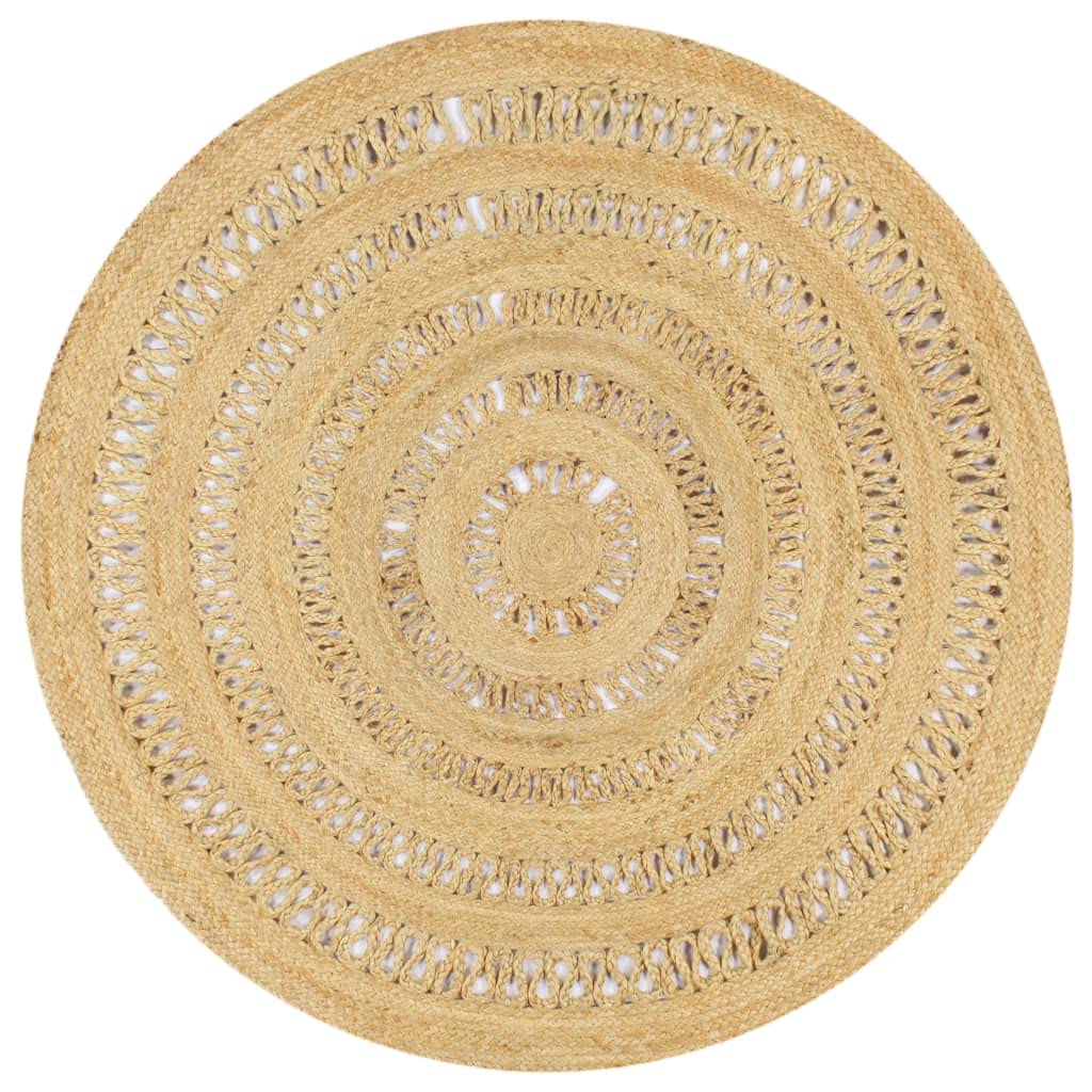 Tapis en jute antidérapant 150 cm résistant pour sécuriser les zones de passage