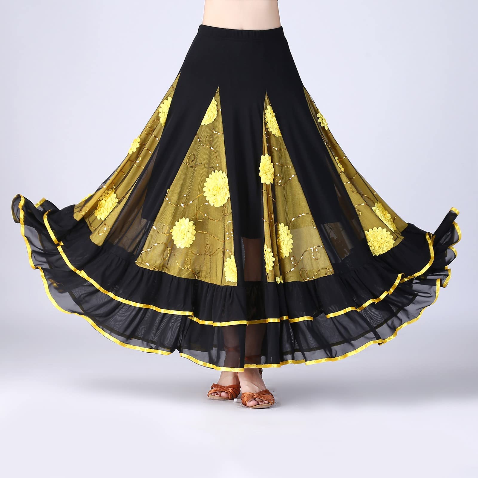 Gonna in Tulle da Donna Tutu a Vita Alta a Pieghe alla Moda Classico Svasato Semplice Casual Principessa per La Celebrazione del Festival Carnevale Rock Party Gonnellino Danza Classica Donna