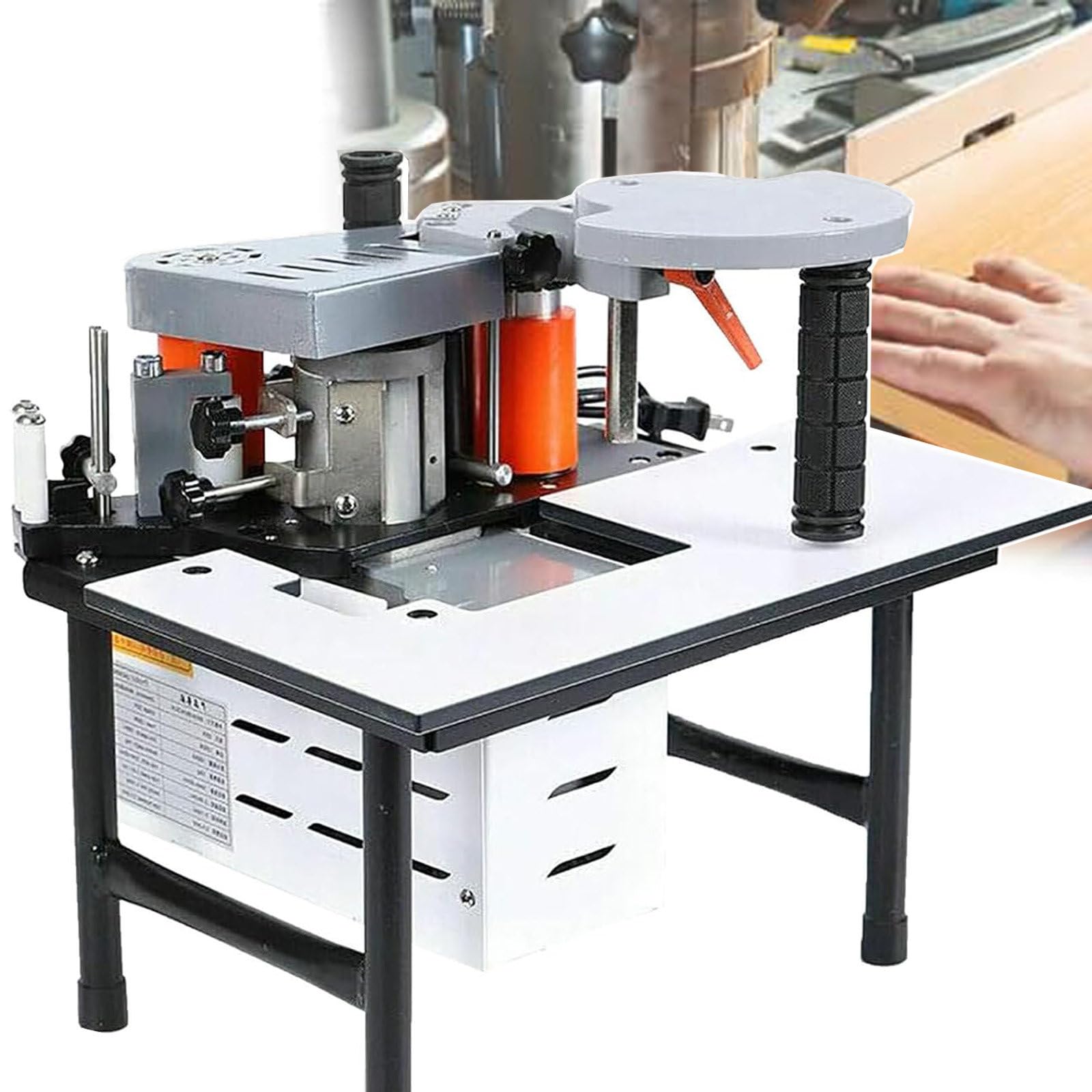 Máquina para Cantos de Melamina y Canteadora Eléctrica para Bricolaje de Madera
