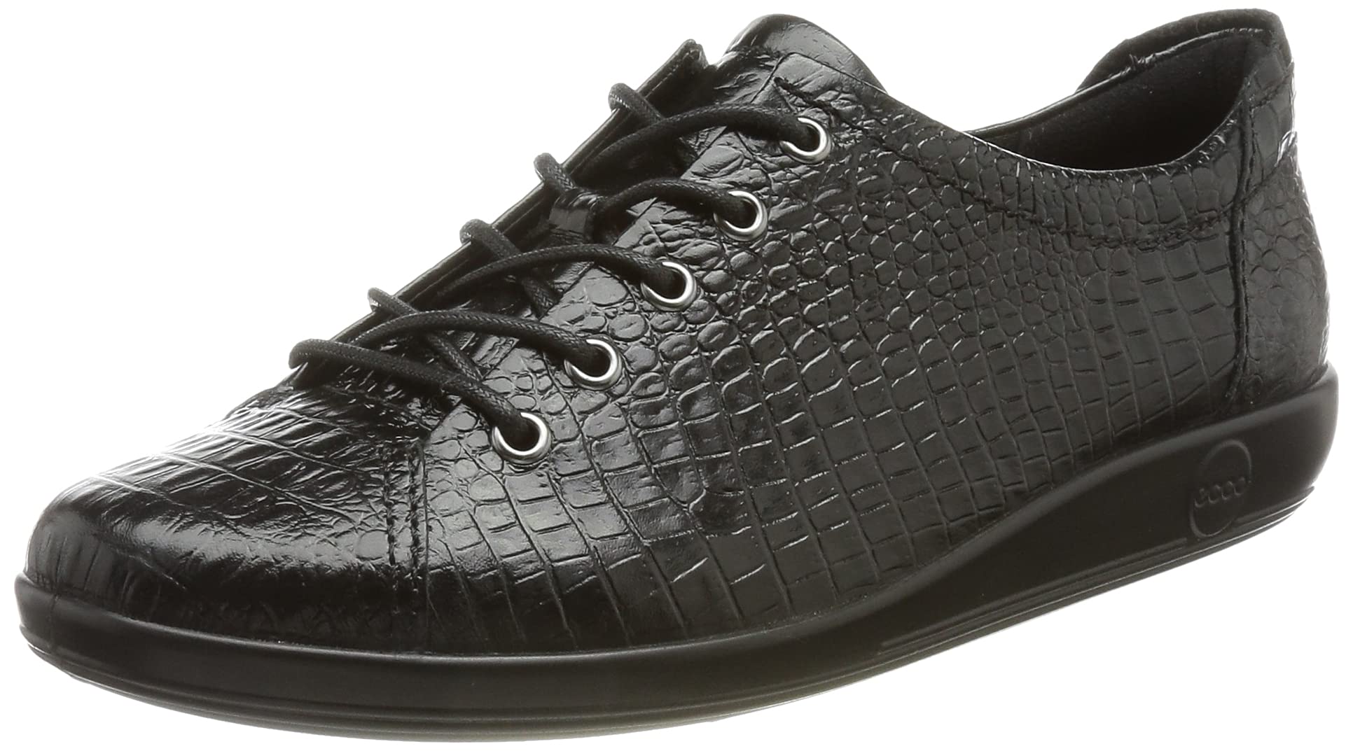 Ecco Womens Soft Sneaker Black Uk Desertcart INDIA