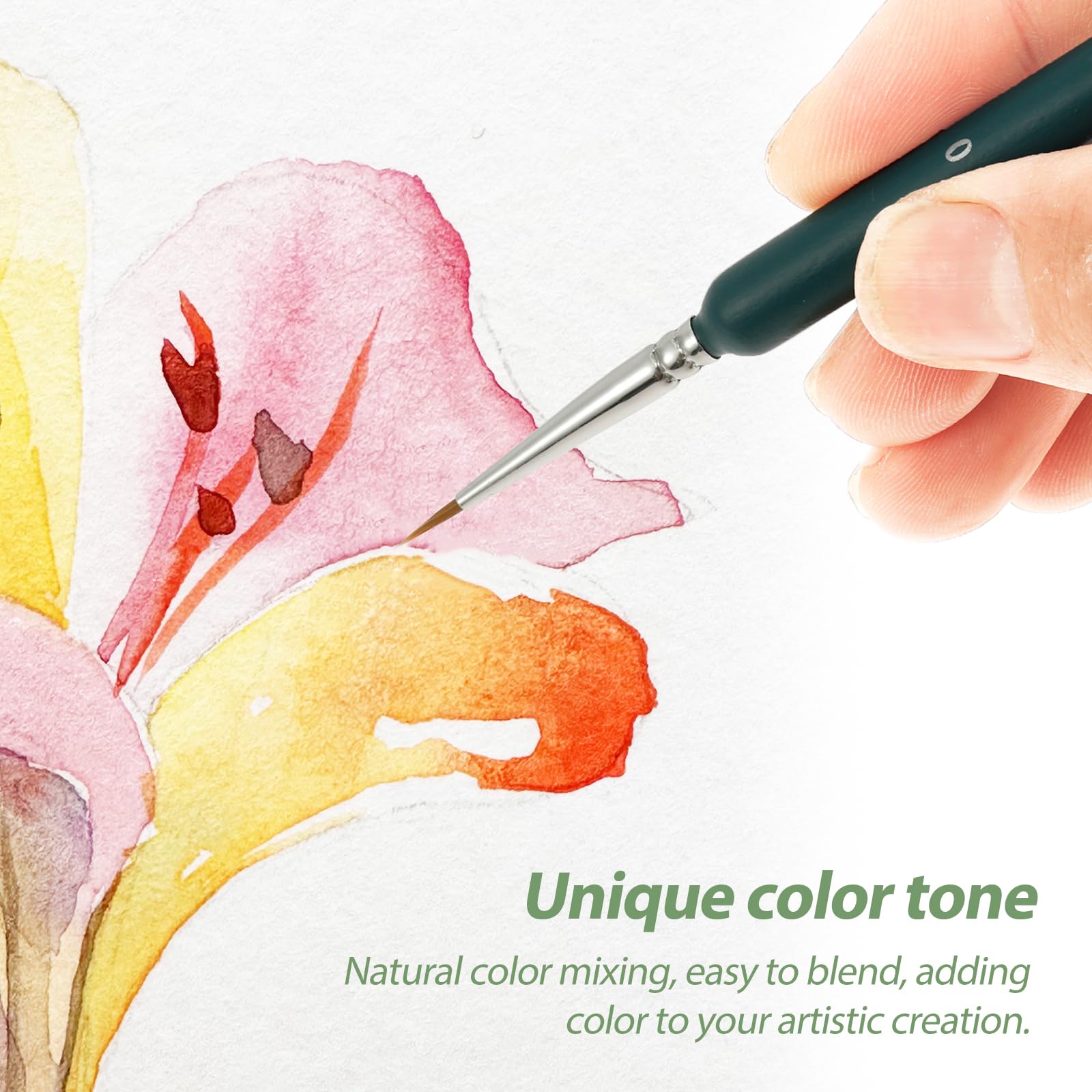 Zestaw farb akwarelowych, 168 kolorów, z pędzlem, ołówkiem, papierem akwarelowym, pudełko do przechowywania, nadaje się do prania, zestaw do przechowywania farb akwarelowych, zestaw podróżny