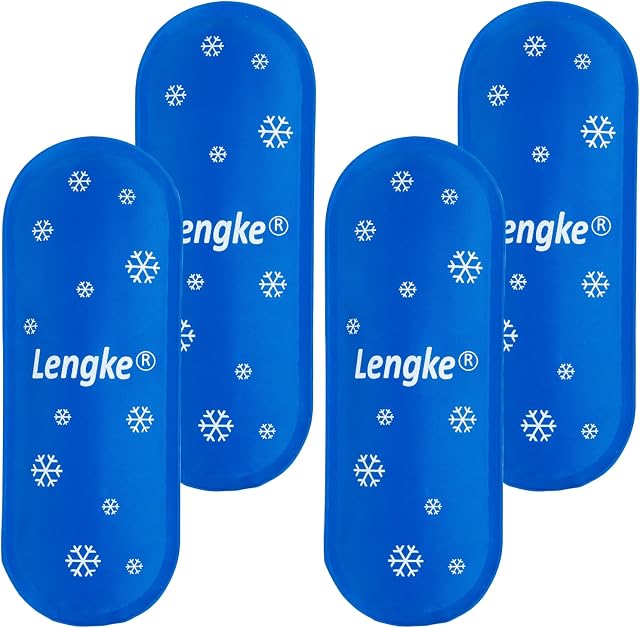 YOUSHARES 4 Nylon Ice Packs for Insulin Cooler Travel Case - Insulin Cooler Gel Packs Reusable Ice Packs Suitable for Diabetic Insulin Case (4 Packs)