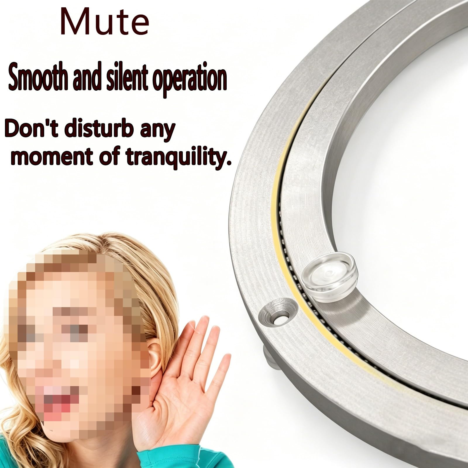 Plattenspielerlager,Drehbare Basis,Robuste Lazy Susan-Rotation AusAluminium