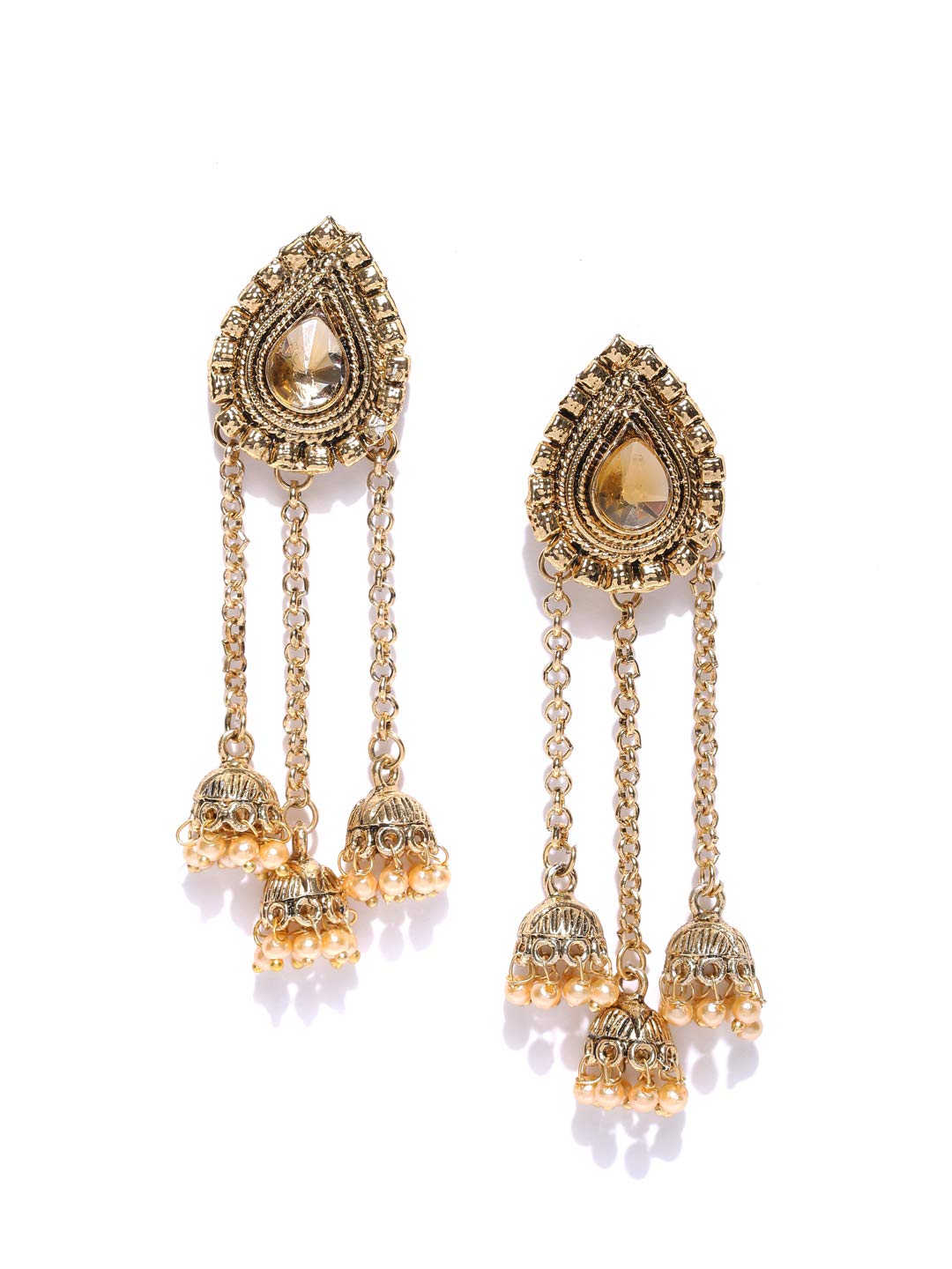 Zaveri Pearls Beautiful Trendy Beaded Jhumki Drop Earring For Women-ZPFK6327 (B074RFR4VT) Amazon Price History, Amazon Price Tracker