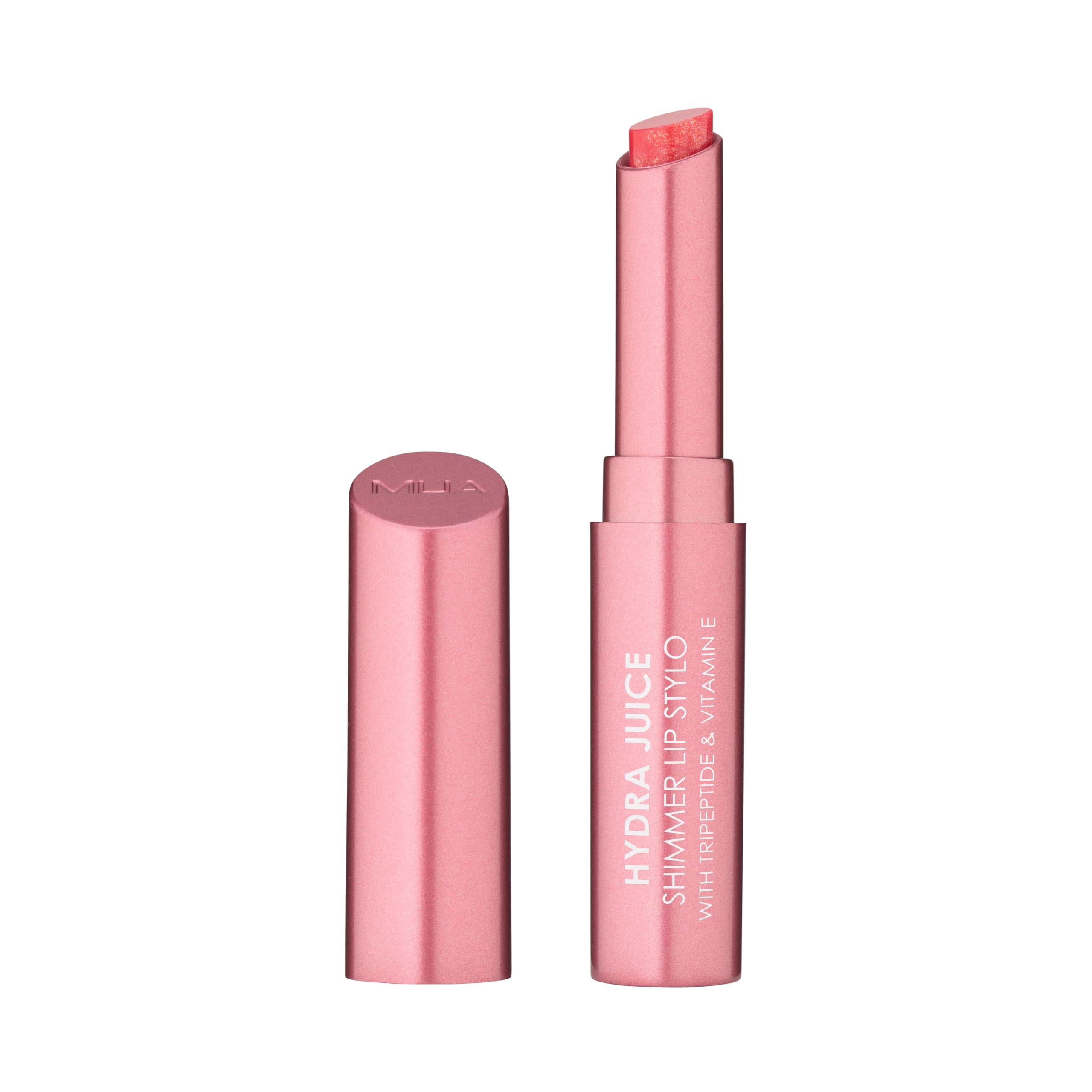 MUA Makeup Academy Hydra Juice Shimmer Lip Stylo Lipstick, With Peptide & Vitamin E, Berry Bliss, Vegan & Cruelty Free