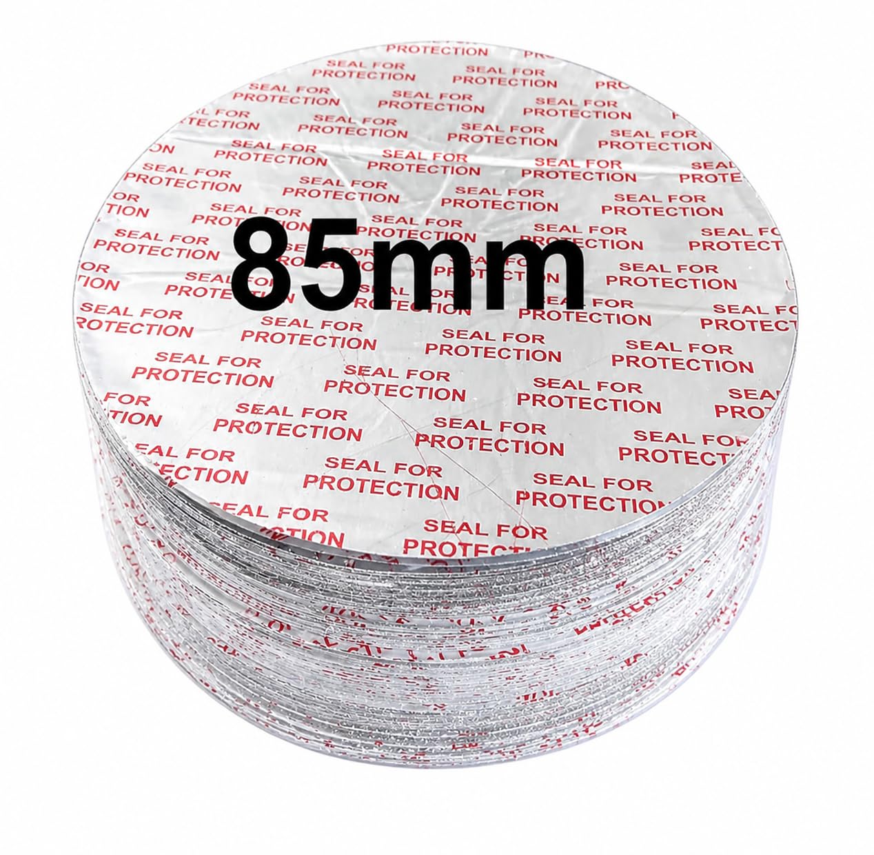 Aluminium Foil Seal for Protection 85 mm– Induction Seal Liner for Plastic, Glass & PET Jars/Bottles | PET, 85mm, Foil Seal for PET Bottles, Jars, Containers, No WADS, Printed, (Pack of 1000 Pcs)-image-39