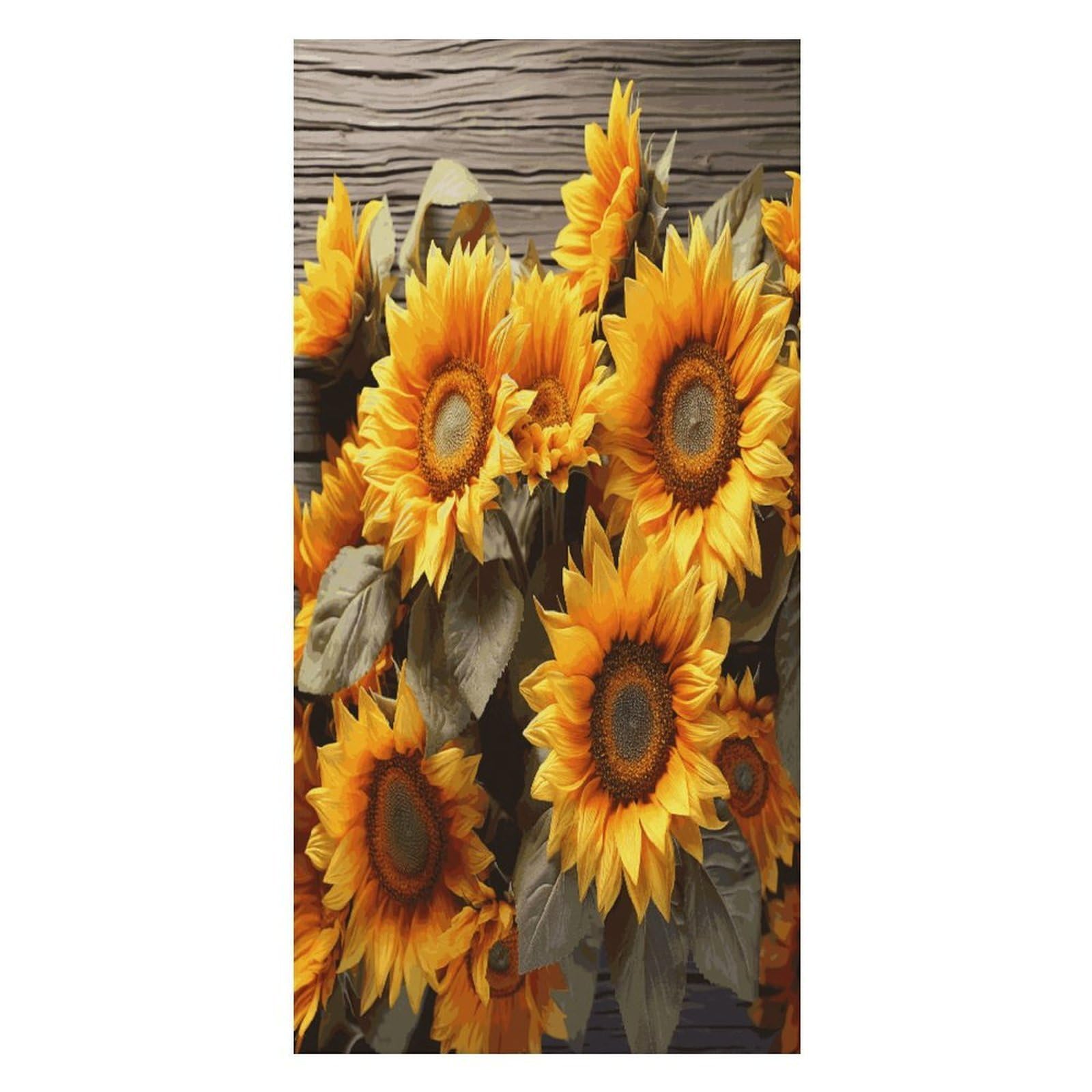FekiLoot Plants Theme Sunflower Beach Towel Oversized Bath Towel Ultra Soft Pool Towel Cozy Swim Towel Silky Lounge Towel Quick Dry Travel Towel Gentle Absorbent Towel for Adults Women Men