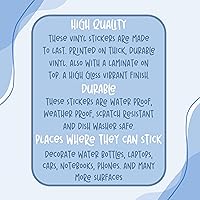 Vista 8 de Personalized Name Sticker Custom Text Stickers Laptop Water Bottle Phone Window Car Decal