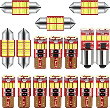 Interior LED Light Kit Compatible with Lexus GX470 2003-2009 Model | 17-pc Kit Super Bright 6000K White